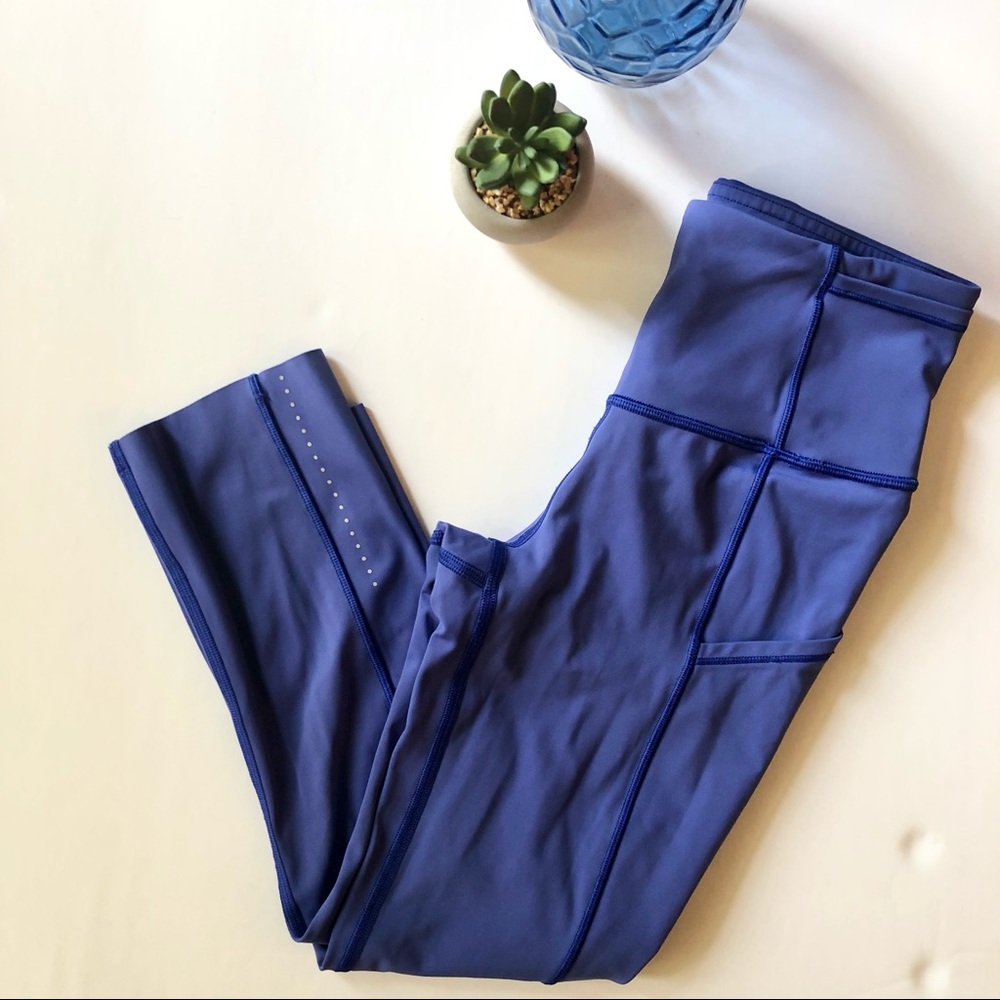 Lululemon High-Rise Crop Legging Violet 2 - Picture 4 of 11